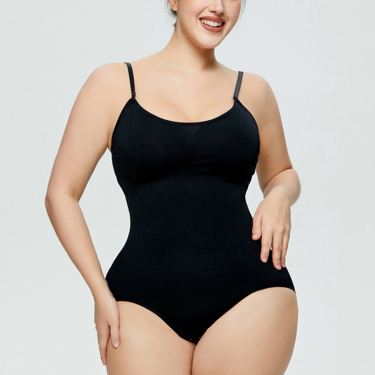 Plus Size Shapewear Bustier Bodysuit Seamless