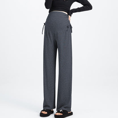 Plus Size Maternity Wide Leg Pants - Plus Size XL-4XL - View 6