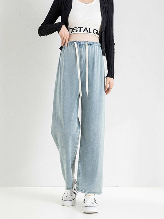Plus Size Maternity Stretch Denim Cropped Pants
