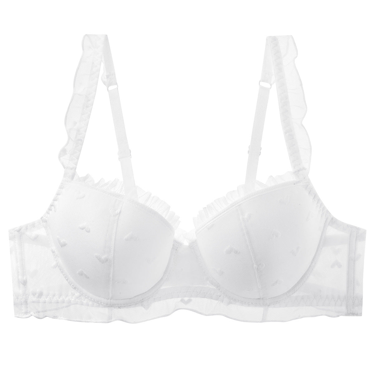 Plus Size Underwire Lace Bra Minimizing Support