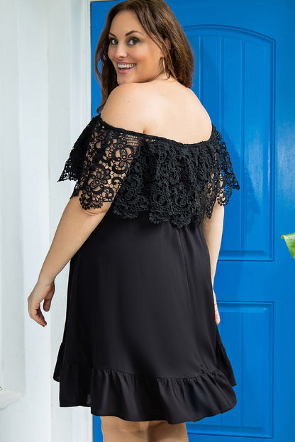 plus-size-off-shoulder-lace-dress