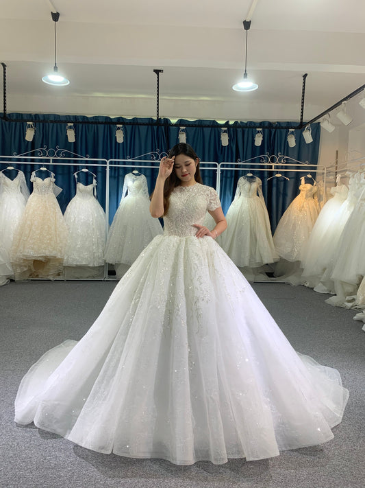 Plus Size Ball Gown Wedding Dress - Plus Size XL-4XL