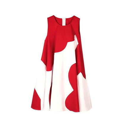 Plus Size Maternity Summer Dress Sleeveless - Plus Size Clothing
