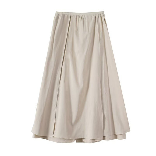 Plus Size Elegant Midi Skirt