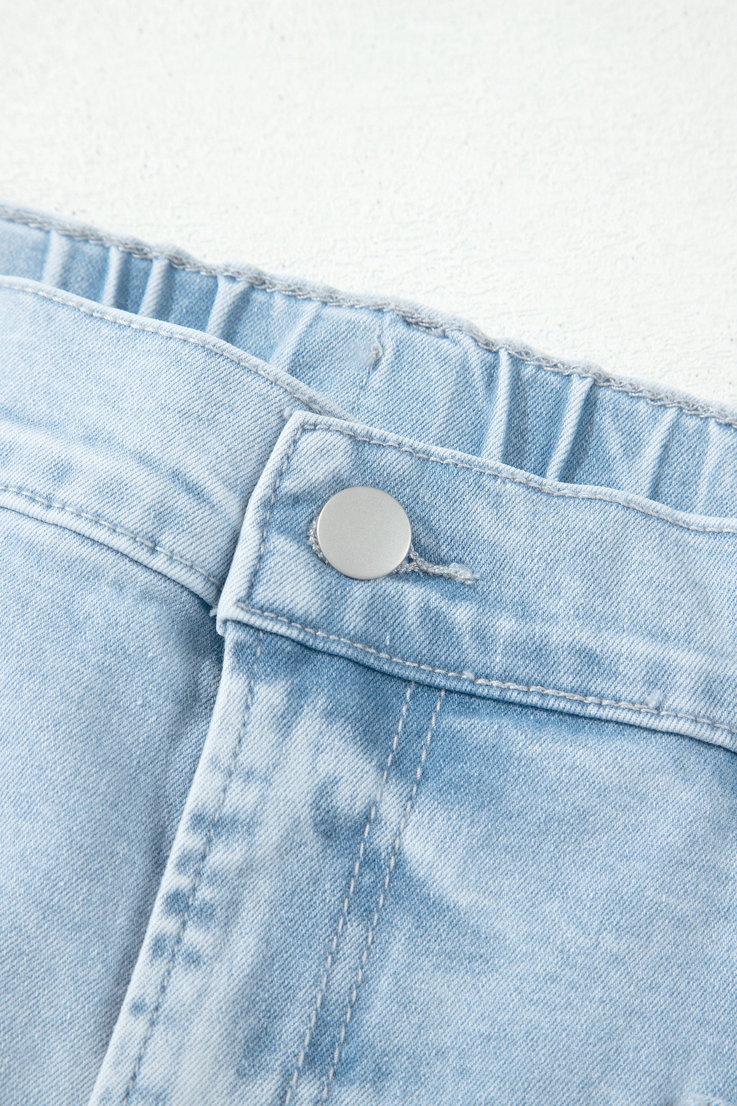 Plus Size Seam Detail Patch Pocket Shift Jeans - Plus Size Clothing