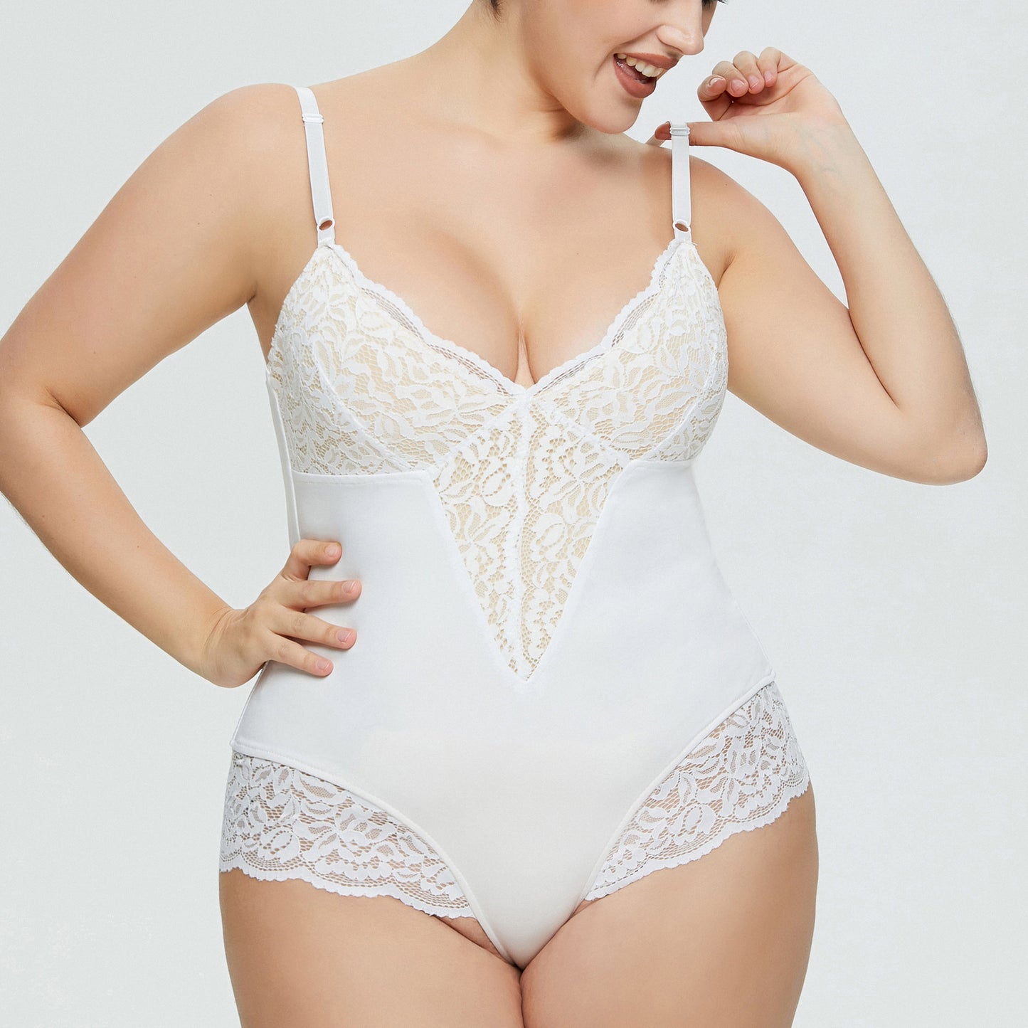 Plus Size Lace Jumpsuit Romper Lingerie