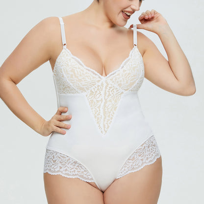 Plus Size Lace Jumpsuit Romper - Plus Size XL-4XL - View 6