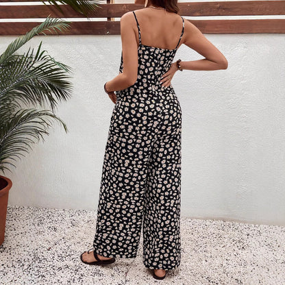 Plus Size Bohemian Printed Maternity Jumpsuit - Plus Size XL-4XL - View 2
