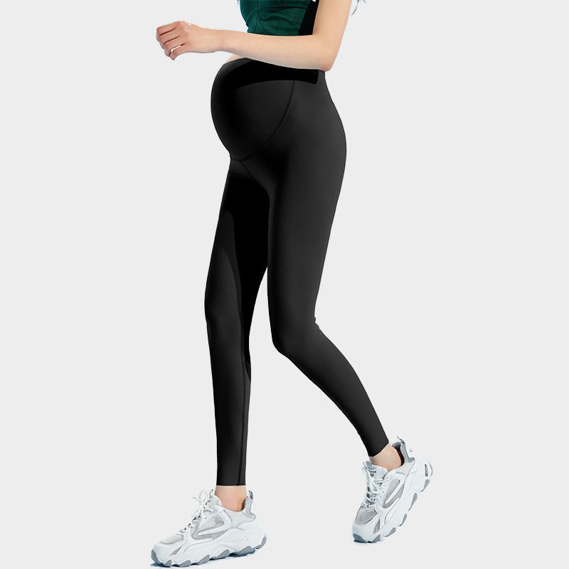 Plus Size Maternity Seamless Yoga Pants