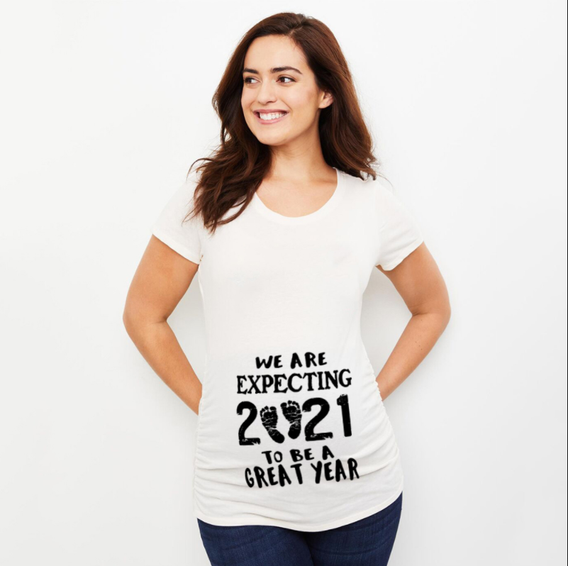 Plus Size Baby Loading Maternity T Shirt