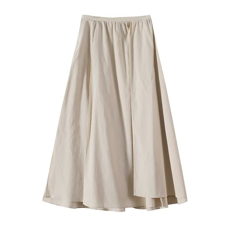 Plus Size Elegant Midi Skirt
