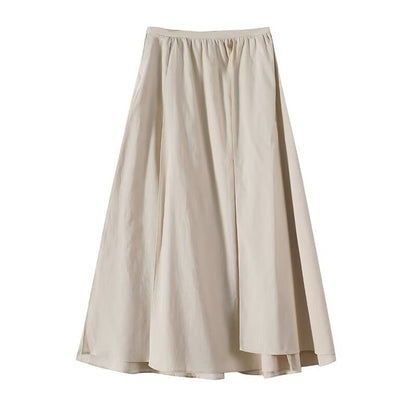 Plus Size Elegant Midi Skirt