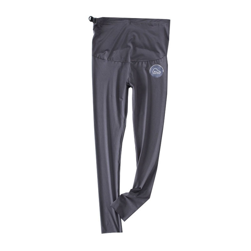Plus Size Maternity Shark Split Pants