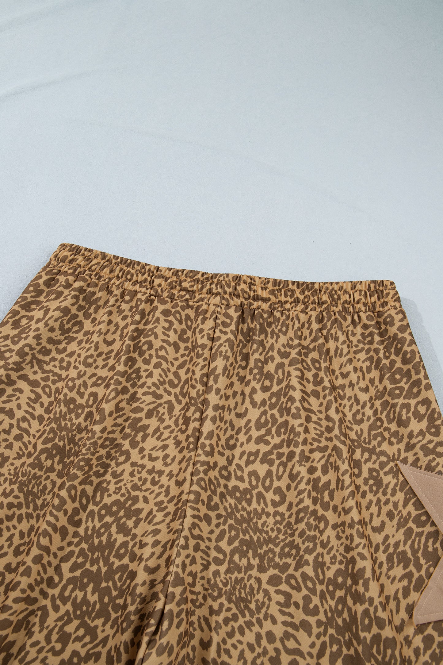Plus Size Leopard Print Western Star Patched Jogger Pants