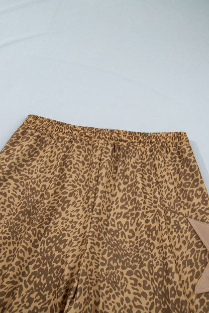Plus Size Leopard Print Western Star Jogger Pants - Plus Size XL-4XL - View 5