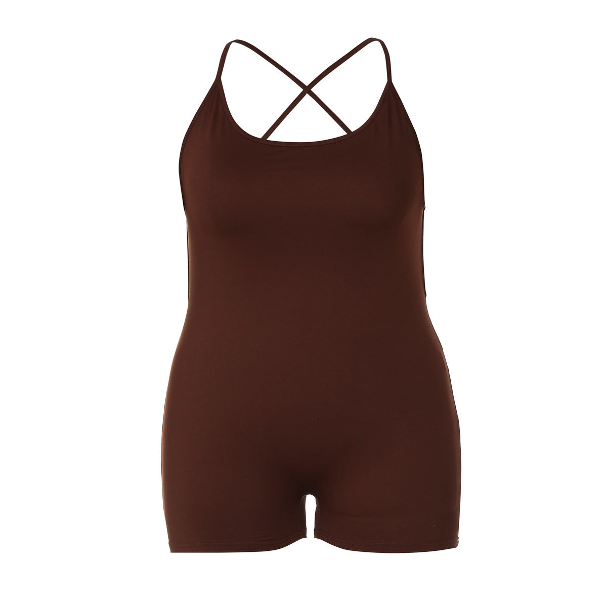 Plus Size Backless Strap Jumpsuit