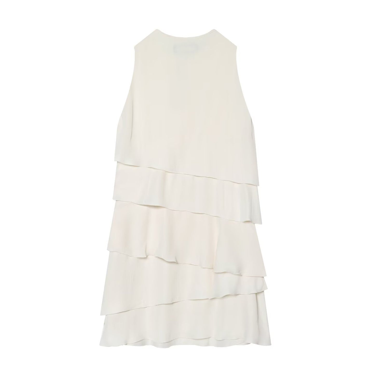 Plus Size Layered Decorative Short Dress
