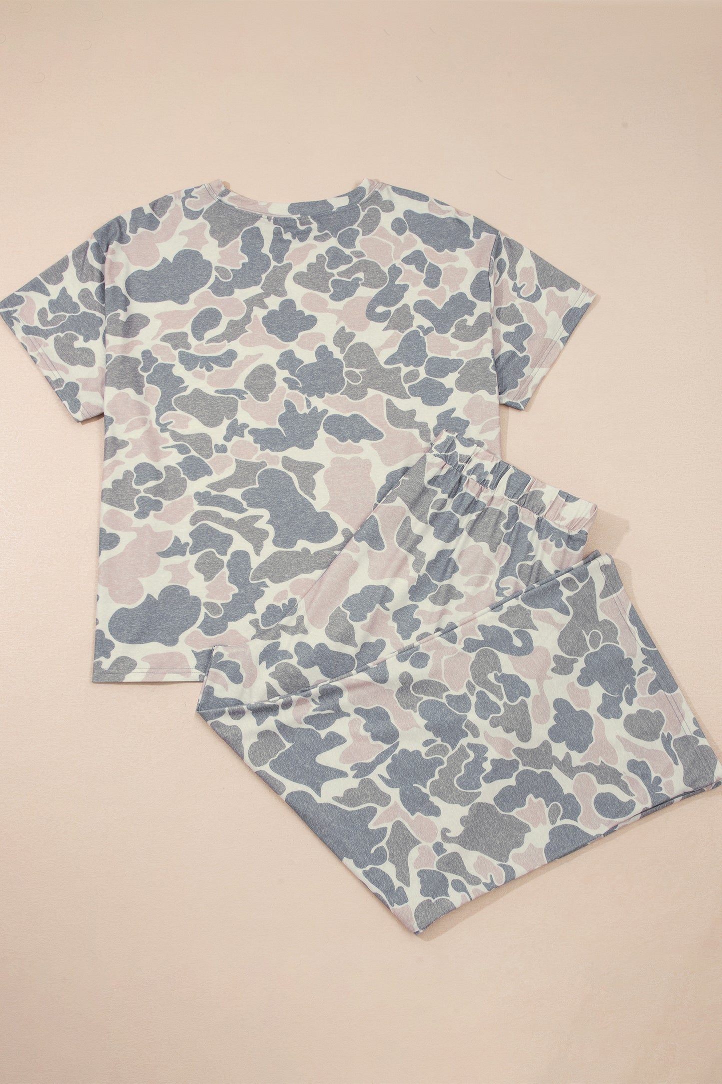 Plus Size Camouflage Print 2pcs Outfit Set - Plus Size XL-4XL - View 3