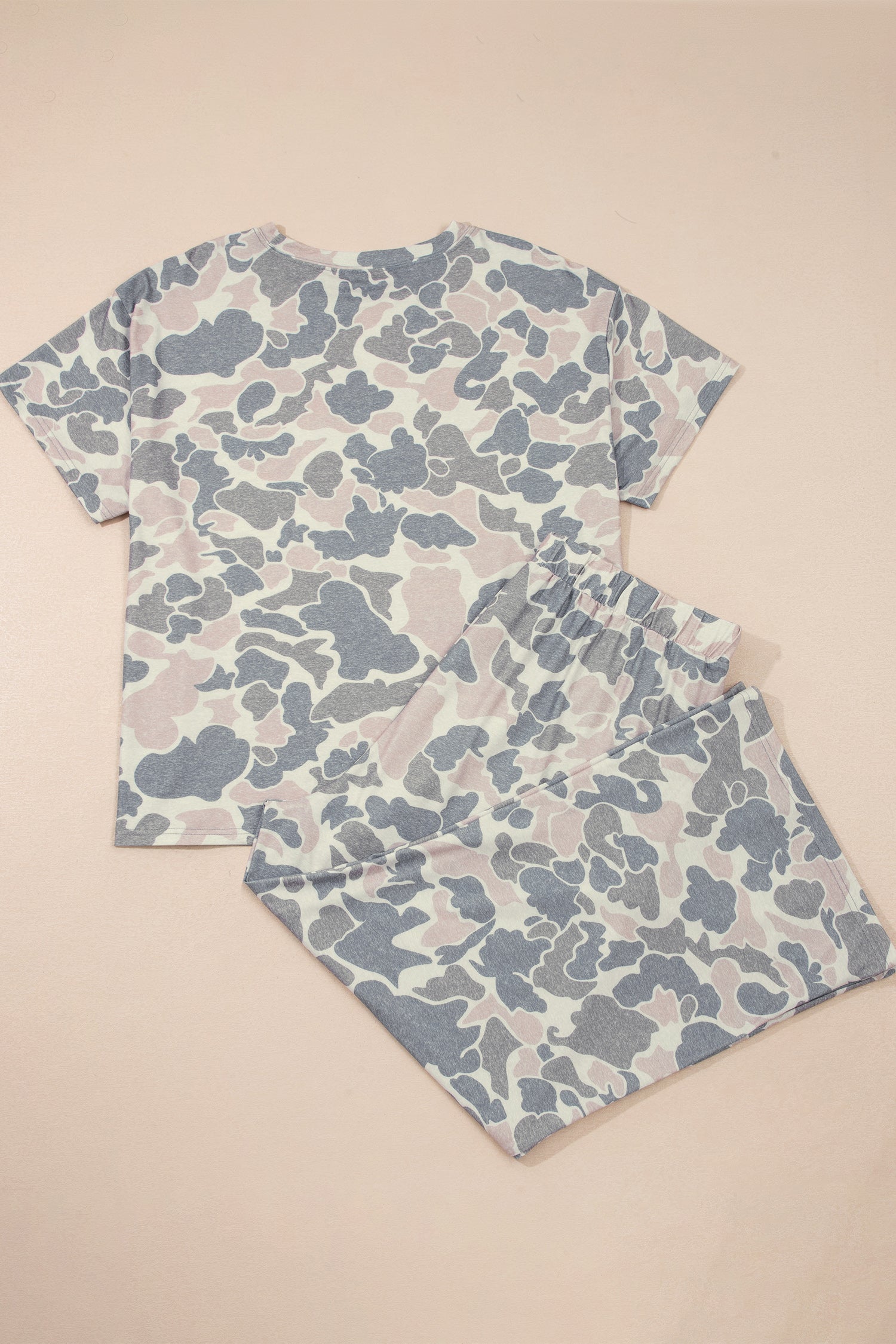 Plus Size Camouflage Print 2pcs Outfit Set - Plus Size XL-4XL - View 3