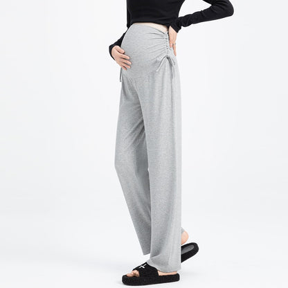 Plus Size Maternity Wide Leg Pants - Plus Size XL-4XL - View 3