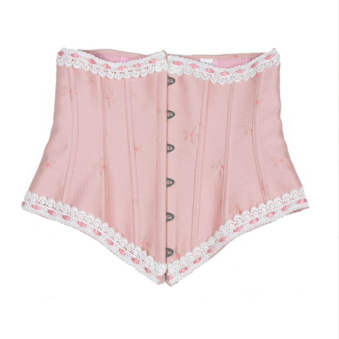 Plus Size Lace Herringbone Corset Belt