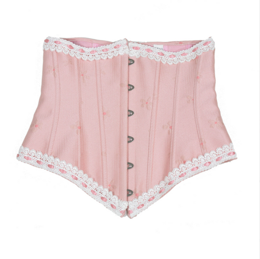 Plus Size Lace Herringbone Corset Belt