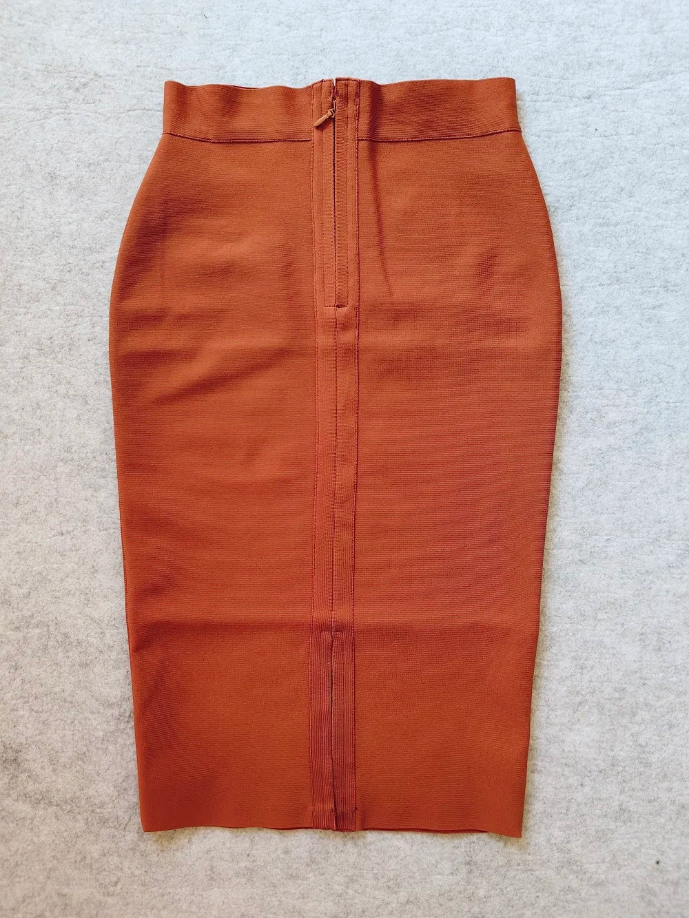 Plus Size Bandage Pencil Midi Skirt
