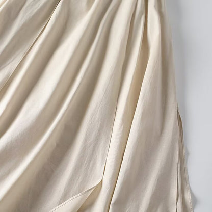 Plus Size Elegant Midi Skirt