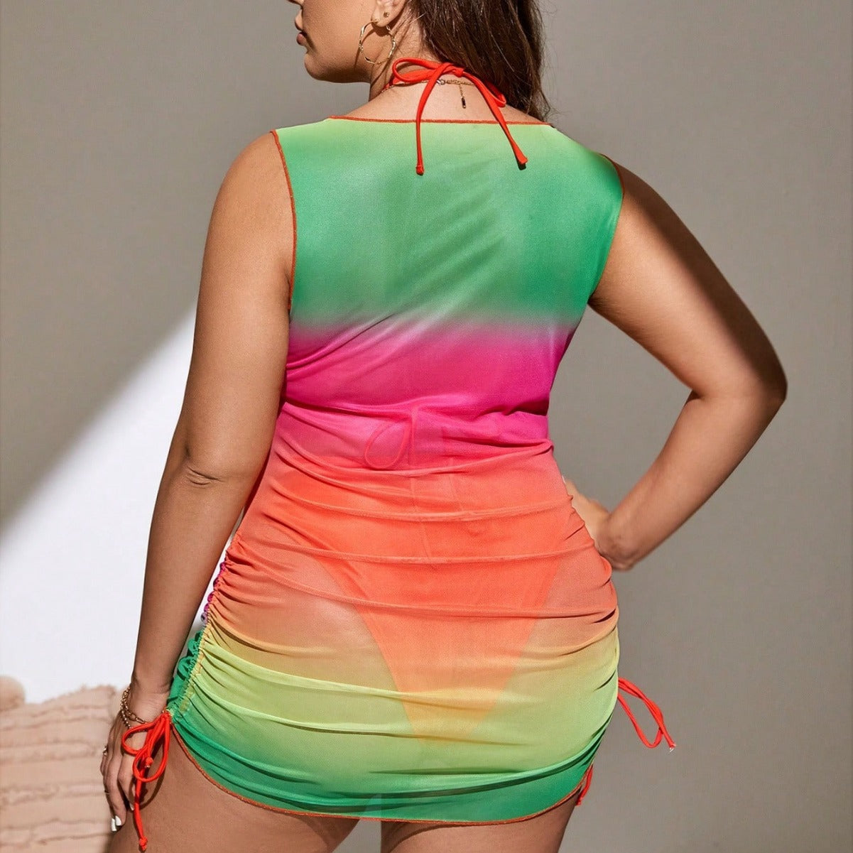Plus Size Three-Piece Swimwear Set