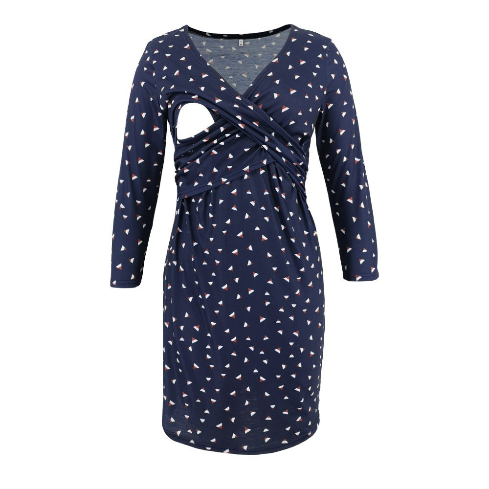 Plus Size Maternity Breastfeeding Dress