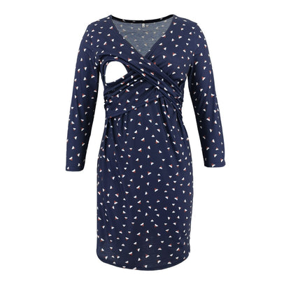 Plus Size Maternity Breastfeeding Dress