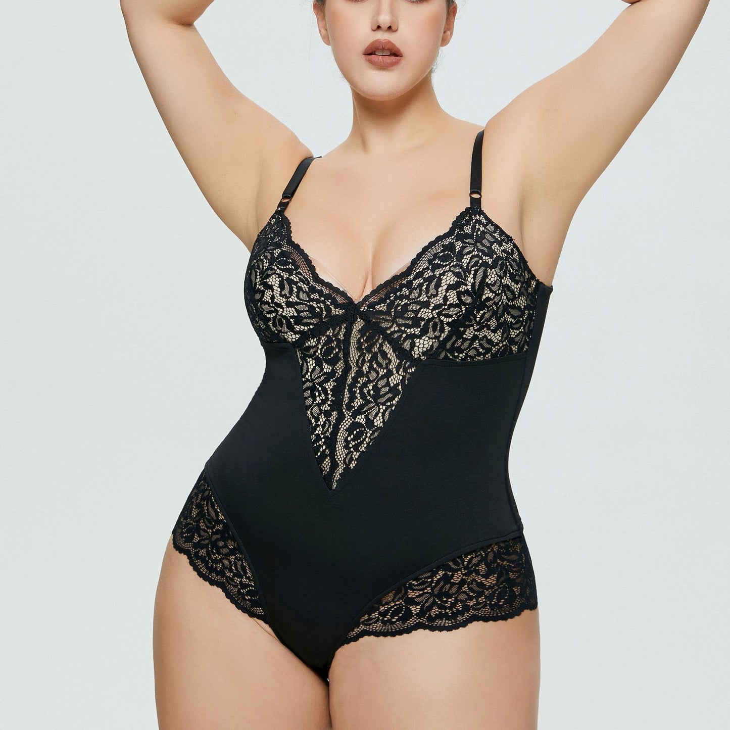 Plus Size Lace Jumpsuit Romper Lingerie