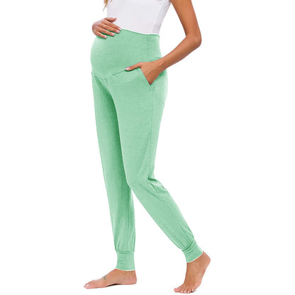 Plus Size Maternity Yoga Leggings - Plus Size XL-4XL - View 3