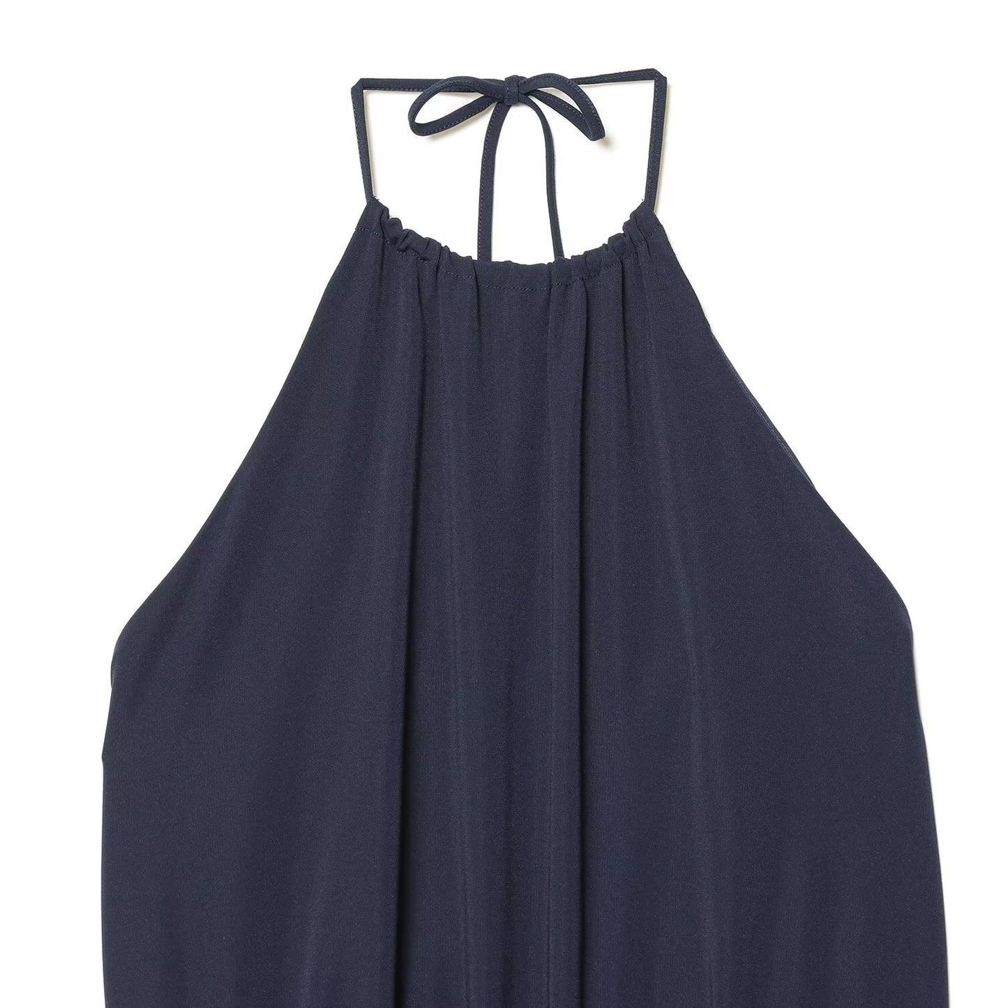 Plus Size Sleeveless Halter Neck Short Dress