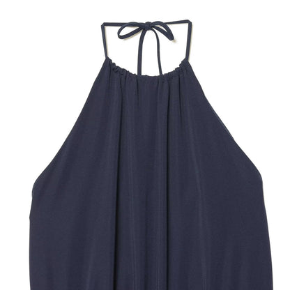 Plus Size Sleeveless Halter Neck Short Dress