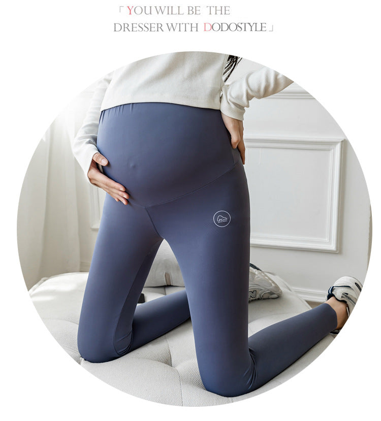 Plus Size Maternity Shark Split Pants