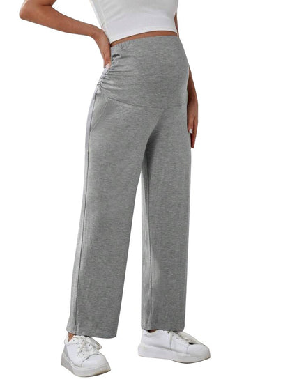 Plus Size Maternity Straight Leg Pants - Plus Size XL-4XL - View 4