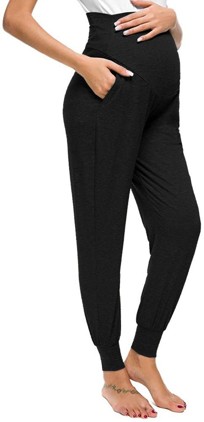 Plus Size Maternity Yoga Leggings - Plus Size XL-4XL - View 9