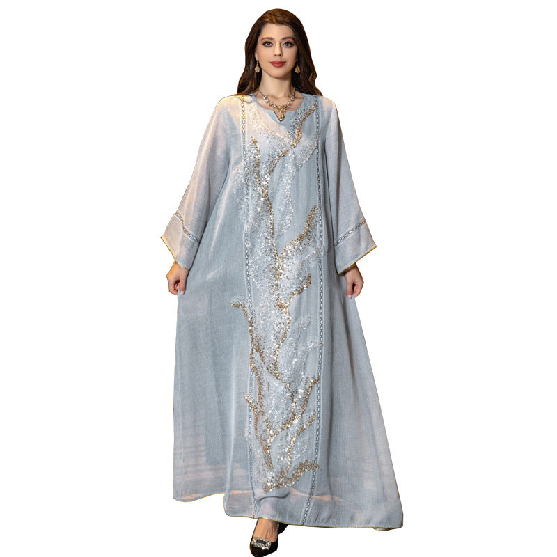 Plus Size Casual Geometric Knit Dress