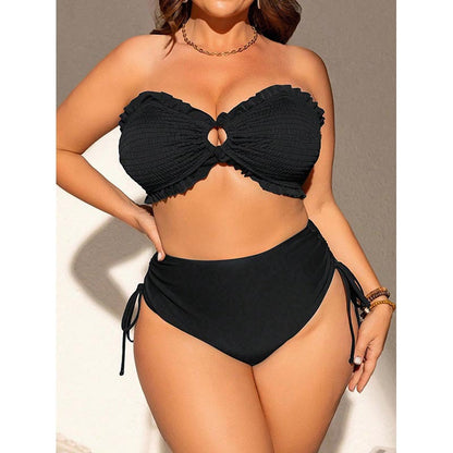 Plus Size Backless One-Piece Swimsuit - Plus Size XL-4XL - View 5