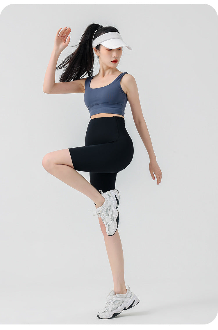 Plus Size Maternity Yoga Pants Seamless Shorts