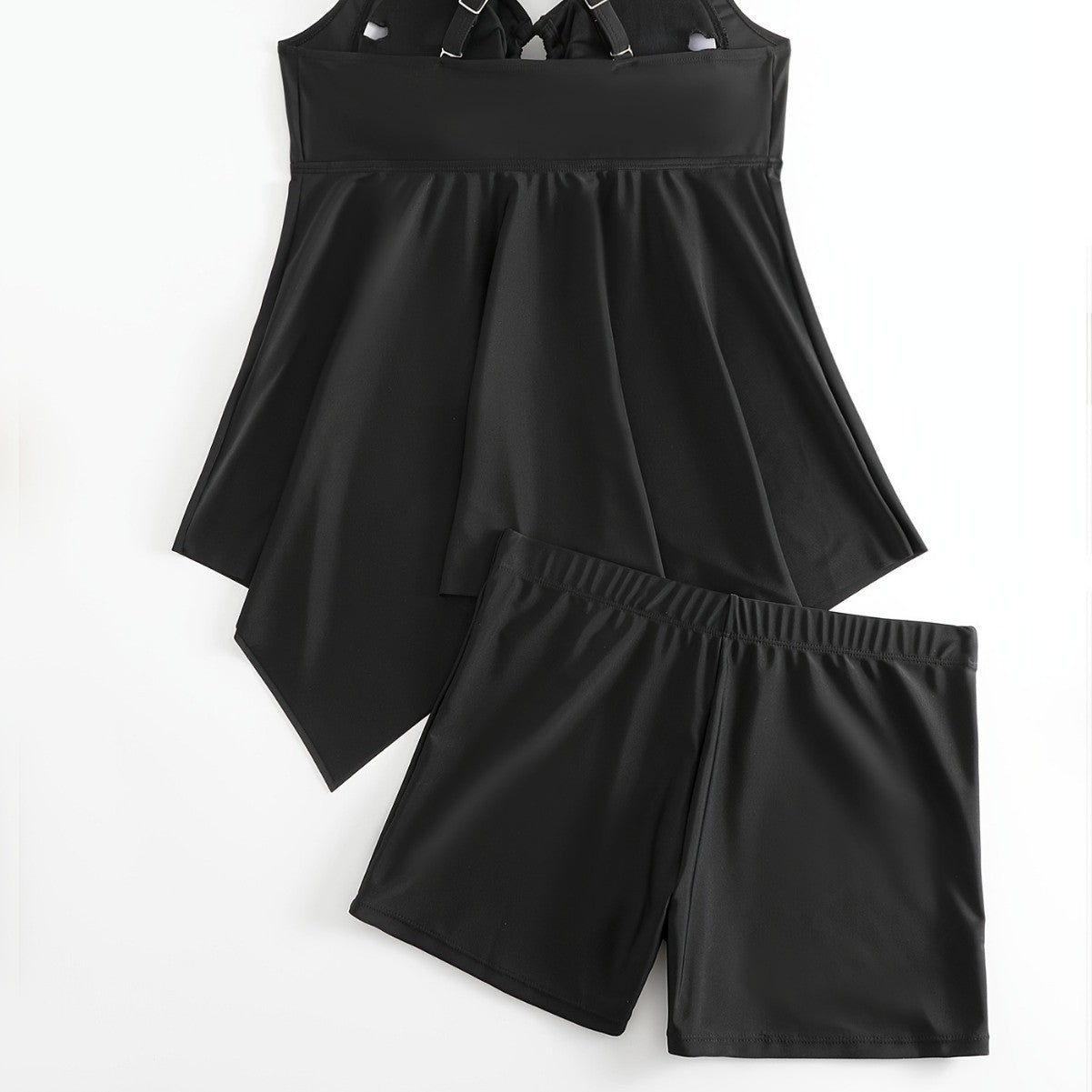 Plus Size Tankini Split Swimsuit Hollowed