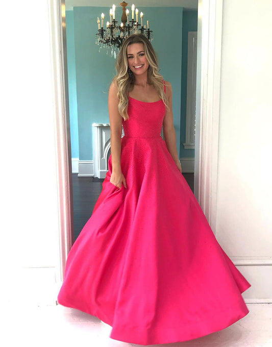 Plus Size Luxury A-Line Evening Gown