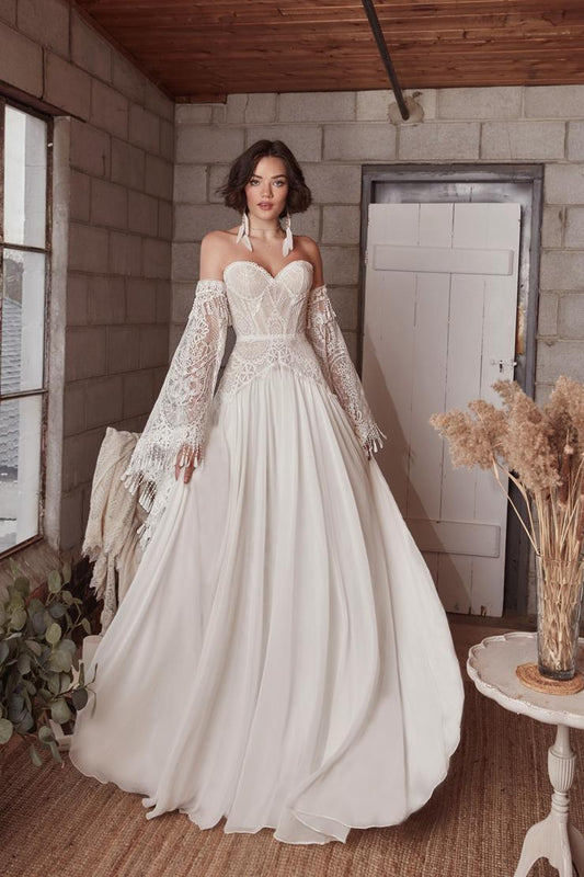 Plus Size Strapless A-Line Ball Gown Dress