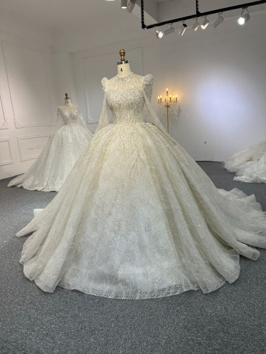 Plus Size A-Line Lace Wedding Dress - Plus Size Clothing