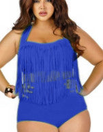 Plus Size Fringe Bikini Swimwear Set