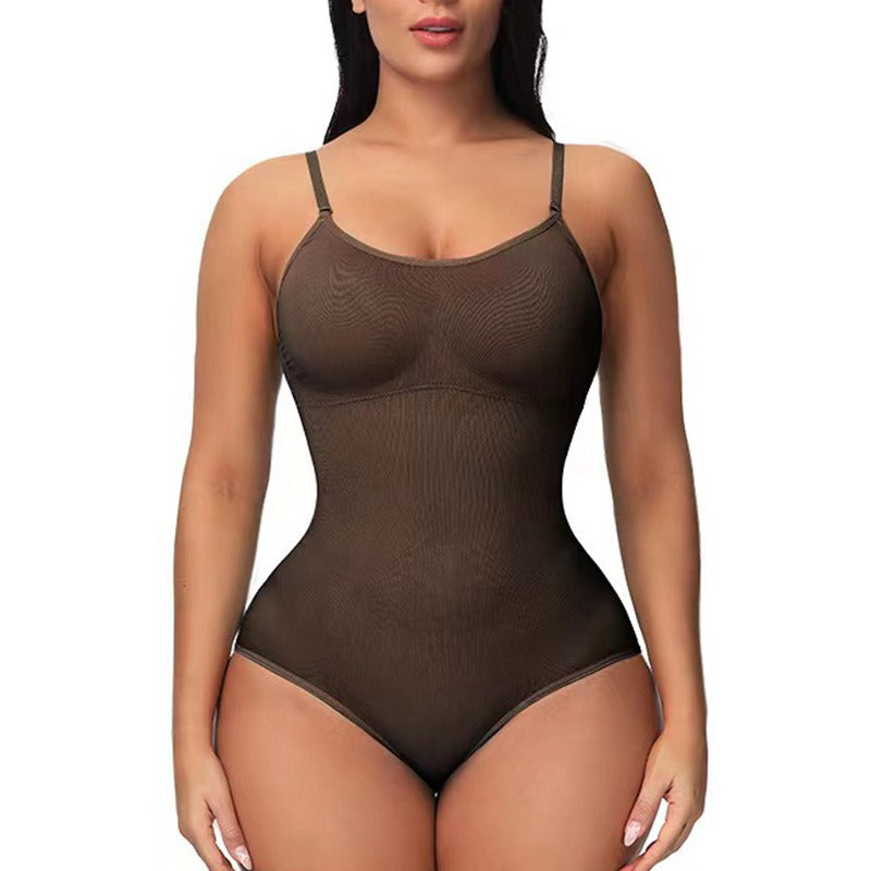 Plus Size Silk Body Shaping One-Piece Underwear