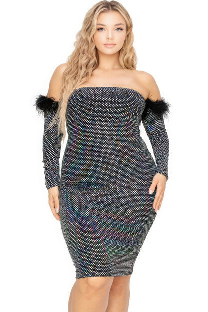 plus-size-off-shoulder-sequin-dress