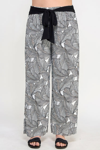 plus-size-plisse-palm-print-pants