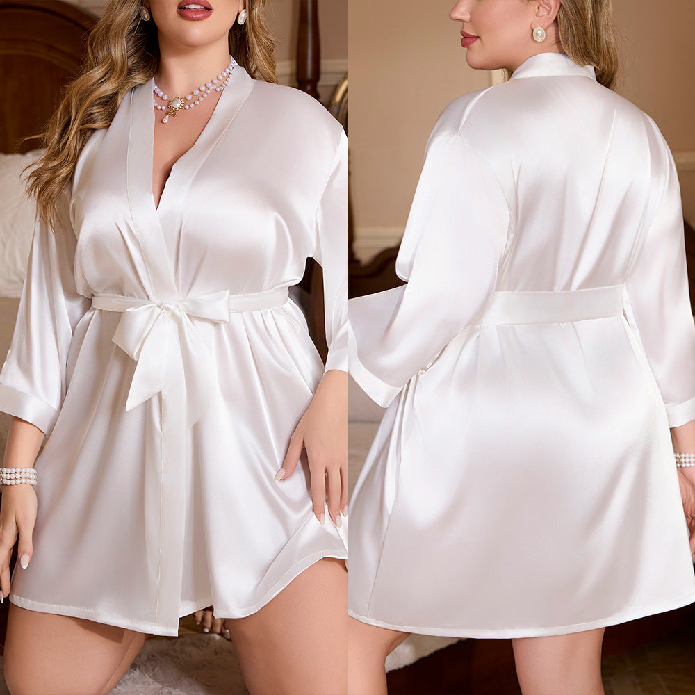 Plus Size Comfortable Bathrobe Loungewear